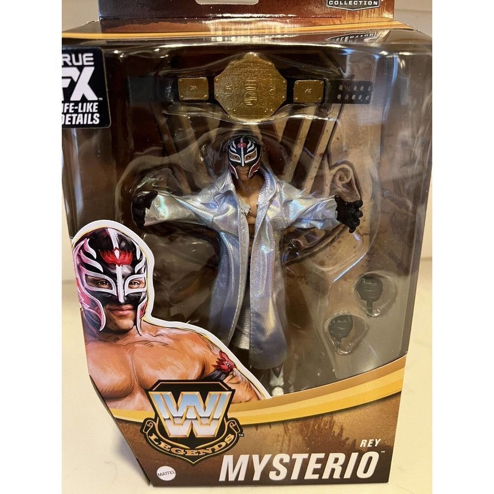 WWE Rey Mysterio Elite Collection True FX Series 16 Legends Action Figure